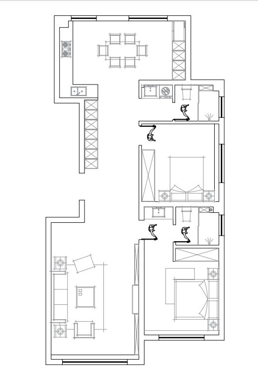 中古风格设计让时光在空间中优雅流转